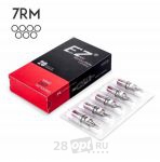 Картриджи для художественной татуировки EZ Revolution RC1007M1C-1 Round Magnum 7, 0,30 мм, блистер 5 шт.