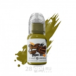 Краска для художественной татуировки World Famous Tattoo Ink, Green Beret, 15 мл