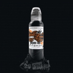 Краска для художественной татуировки World Famous Tattoo Ink, Pitch Black, 240 мл