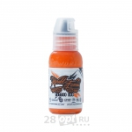 Краска для художественной татуировки World Famous Tattoo Ink by Master Mike Asian, Koi Orange, 30 мл