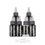 Сет красок для художественной татуировки World Famous Tattoo Ink, Silvano Fiato Black Wash Set, 30 мл